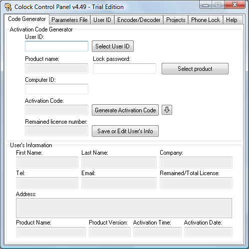 Colock Copy Protection 4.51 screenshot