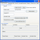 Colock Software Copy Protection Code Generator Page
